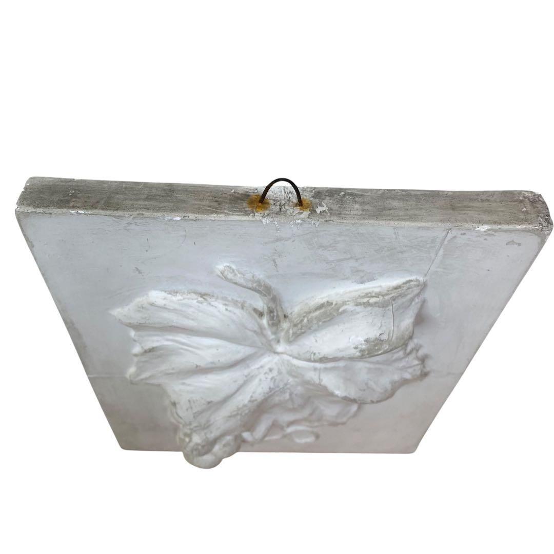 立体的なぶどうの葉と房のアートプレート　デッサン・お部屋のインテリアにどうぞ！