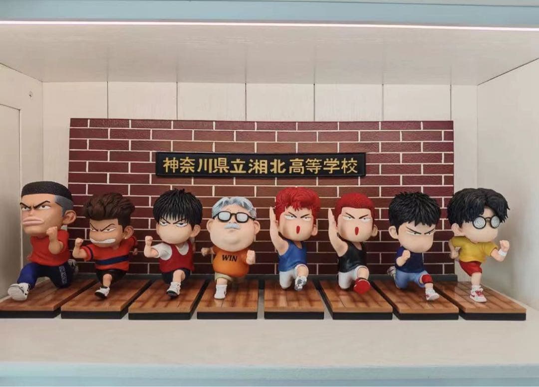 スラムダンク 翔北ランニング隊 7点  ガレージキット ガレキ スタチュー①