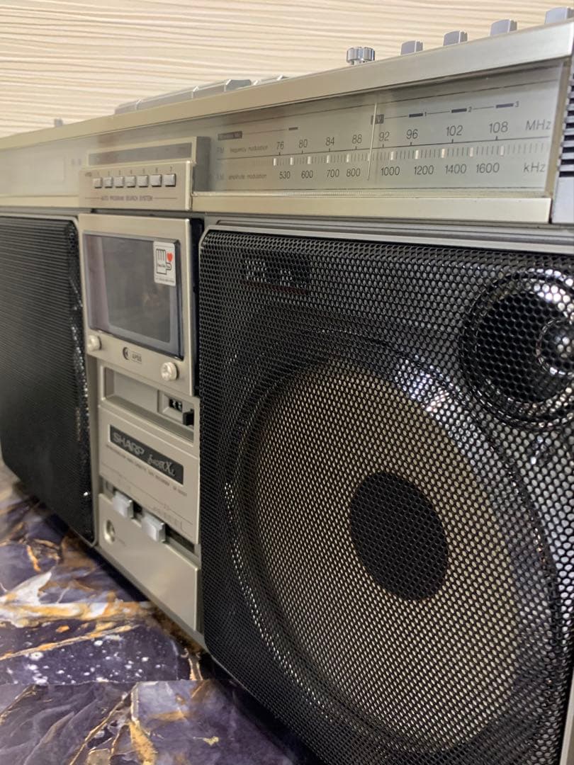 SHARP 大型 ラジカセ GF-505ST/サーチャーラジオ メンテナンス済み