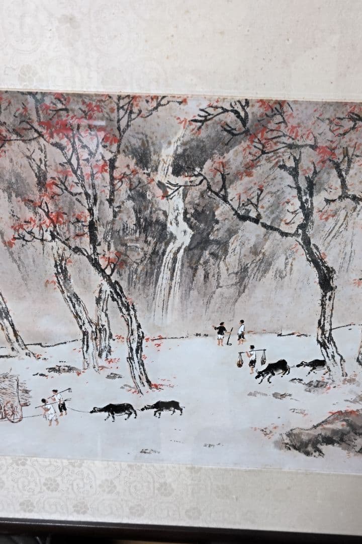 中国画　額装66cm×116cm