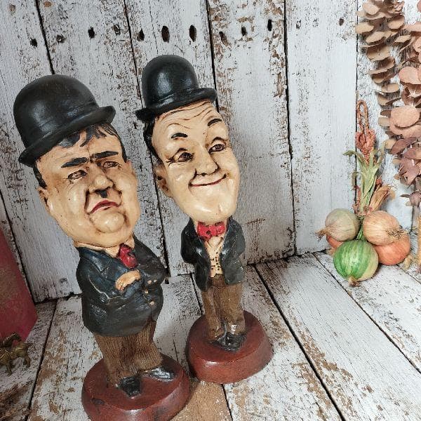 ヴィンテージ KAZAMA ＆ CO YOKOHAMA オブジェ2体 置物 飾り