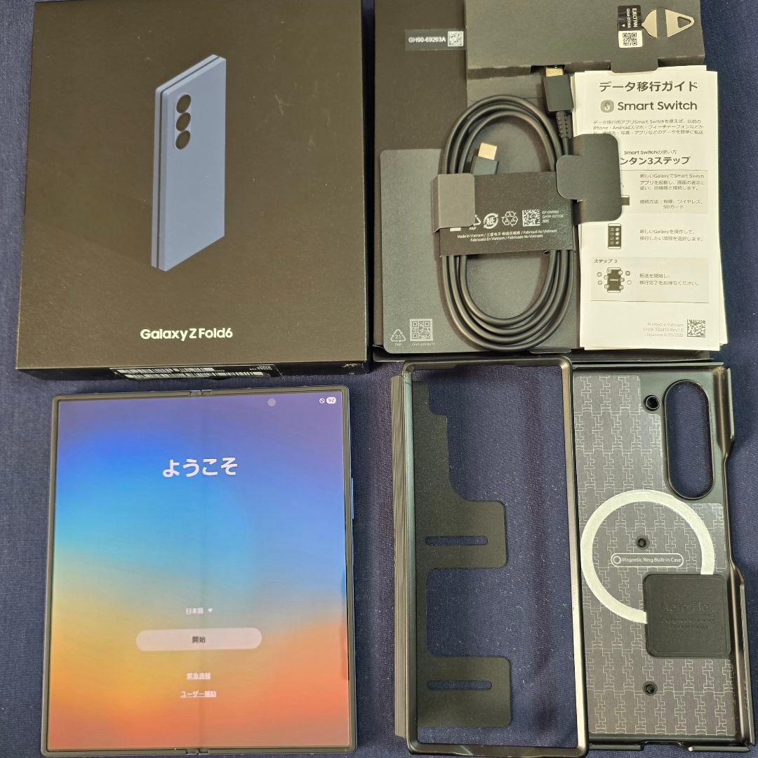 【国内SIMフリー版】galaxy z fold 6 Navy 256GB