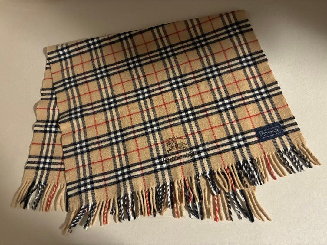 極美　BURBERRY バーバリー 膝掛け　ブランケット　ノバチェック