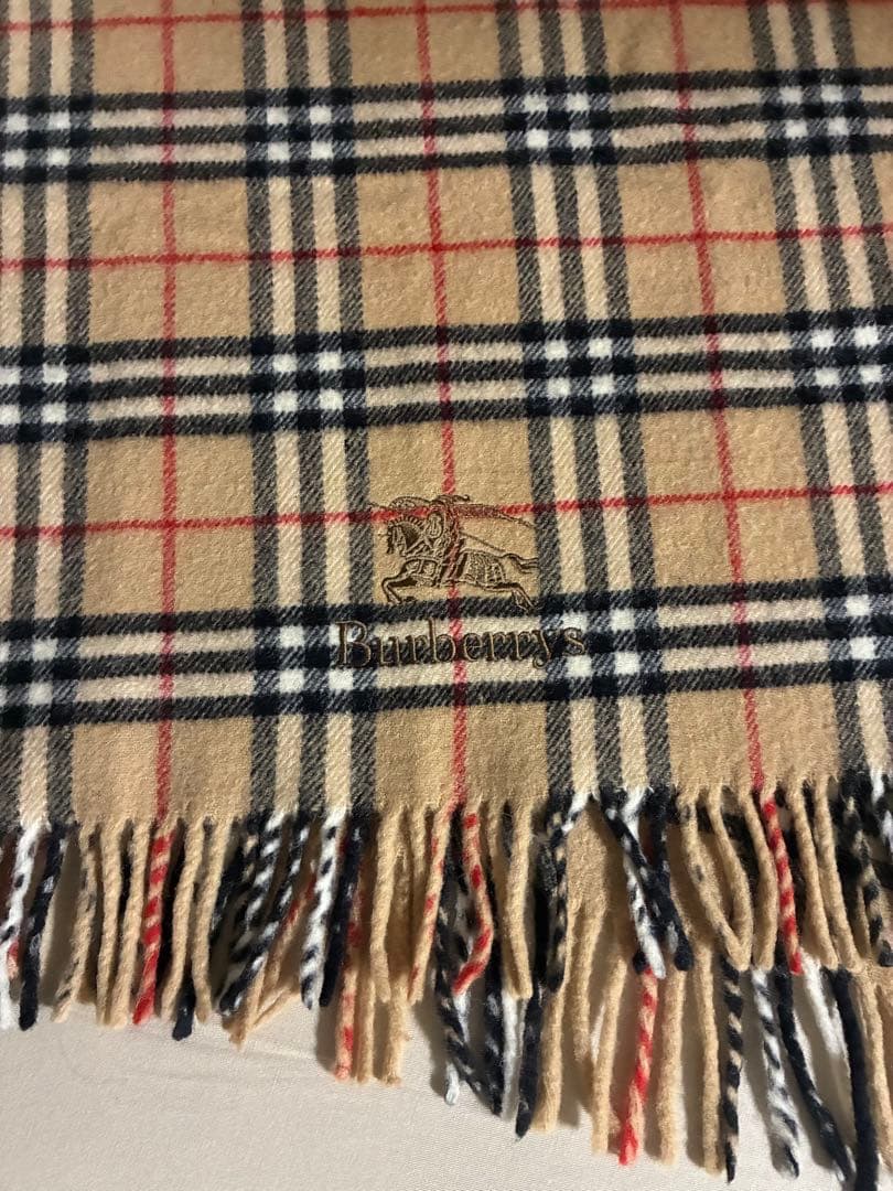 極美　BURBERRY バーバリー 膝掛け　ブランケット　ノバチェック