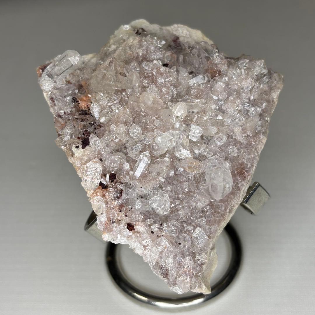 ピンクマニカラン 水晶クラスター 183g