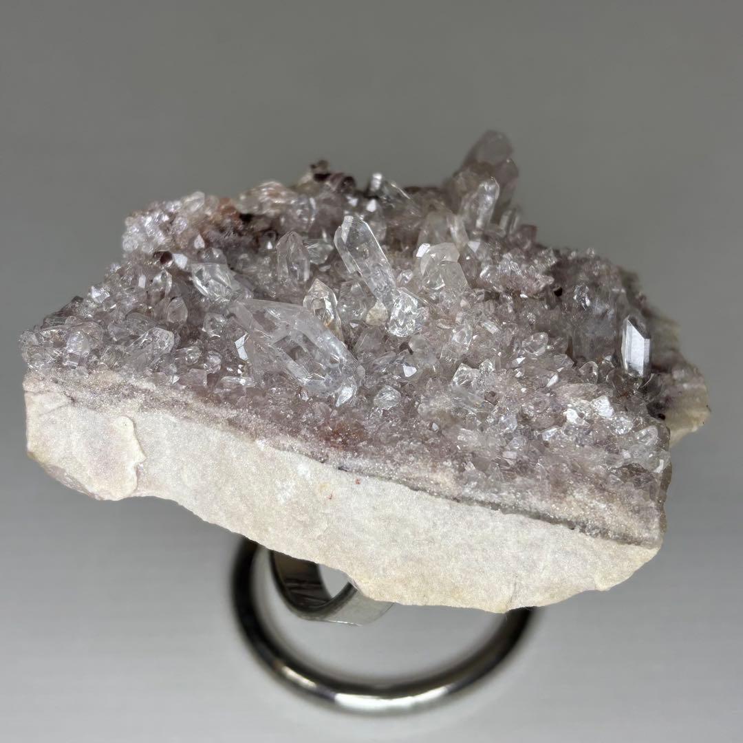 ピンクマニカラン 水晶クラスター 183g