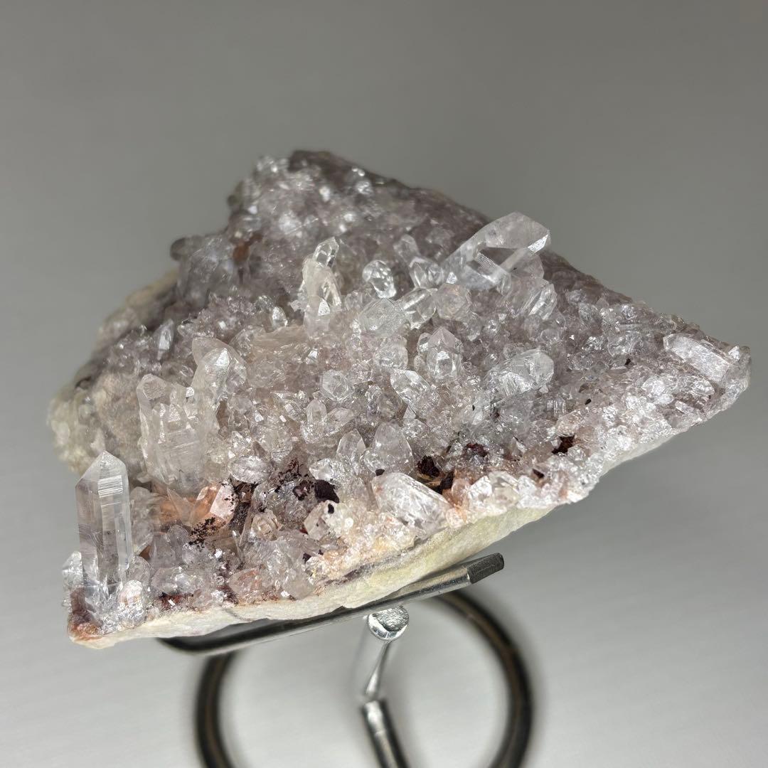 ピンクマニカラン 水晶クラスター 183g