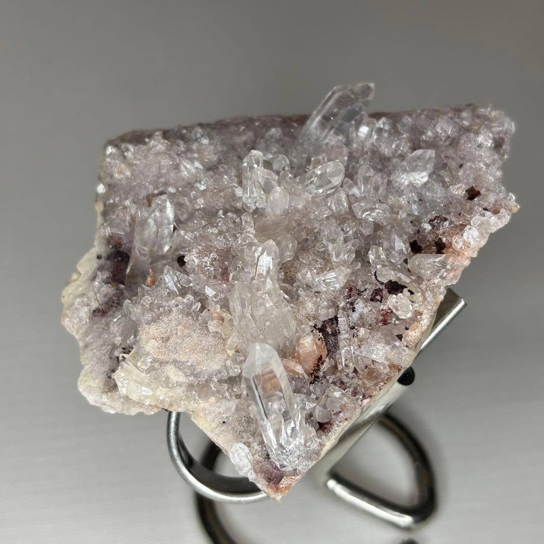 ピンクマニカラン 水晶クラスター 183g