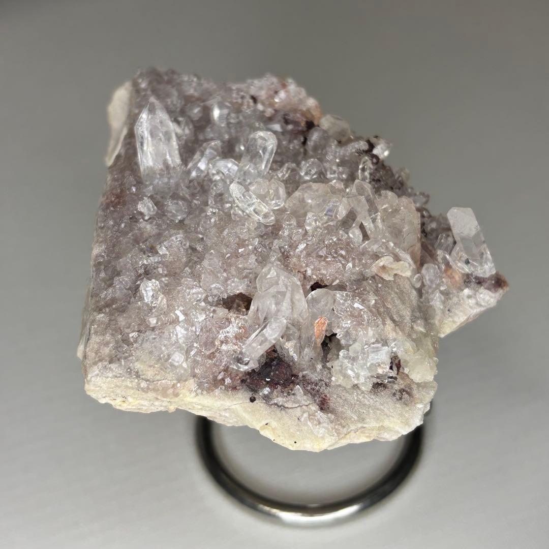 ピンクマニカラン 水晶クラスター 183g