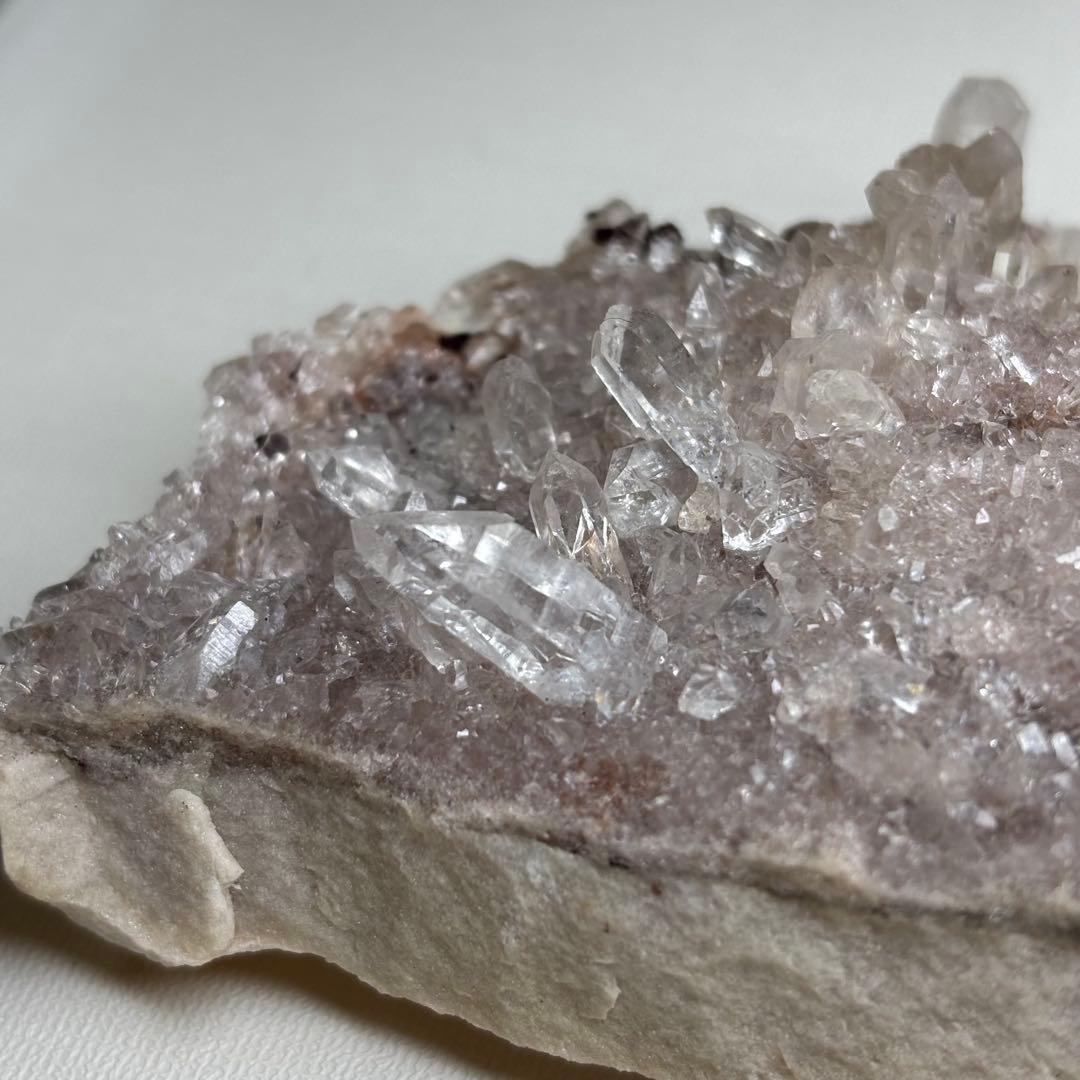 ピンクマニカラン 水晶クラスター 183g