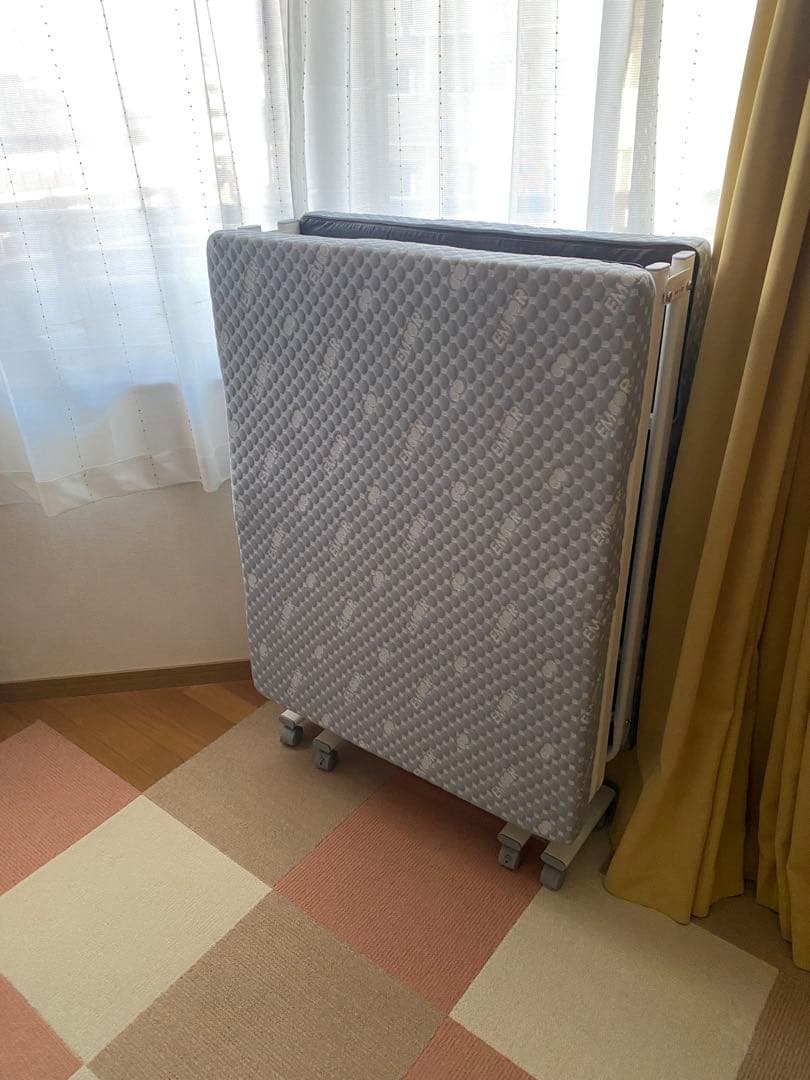 美品！MEHOL 折りたたみベッド セミシングル リクライニング　ハイタイプ