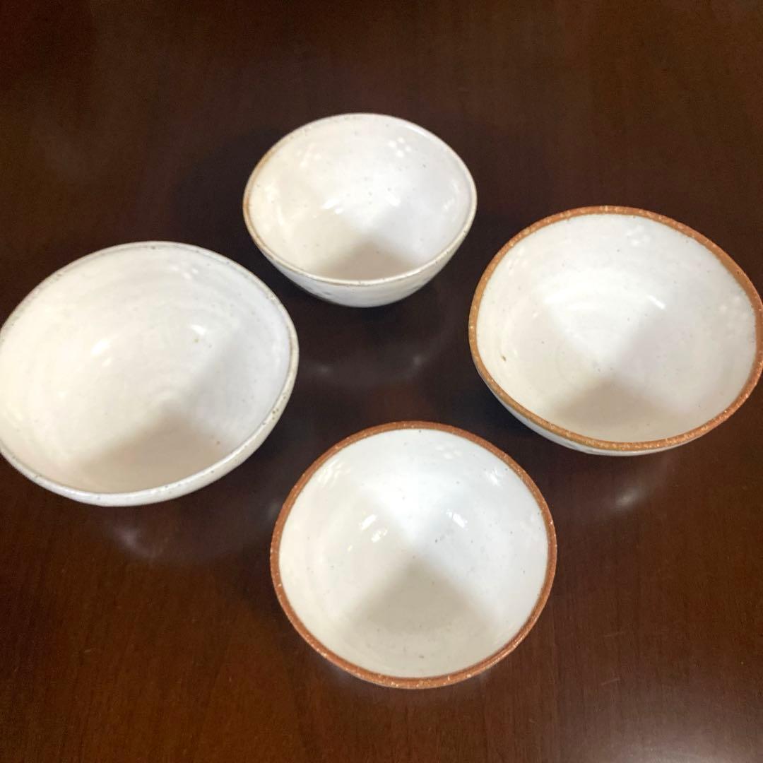 【やちむん小鉢ミンサー柄 紋入】沖縄 石垣島八重山/新品 未使用