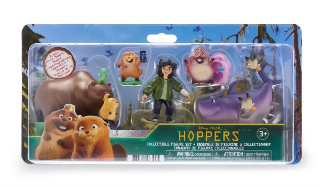 Hoppers 私がビーバーになる時 ホッパーズ フィギュアセット ピクサー