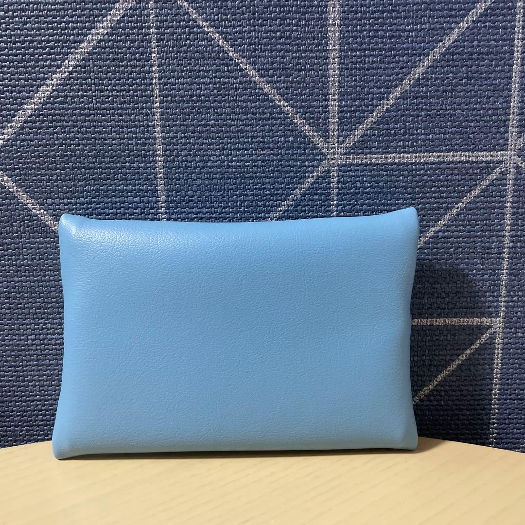 ポケットティッシュケース☆くすみブルー