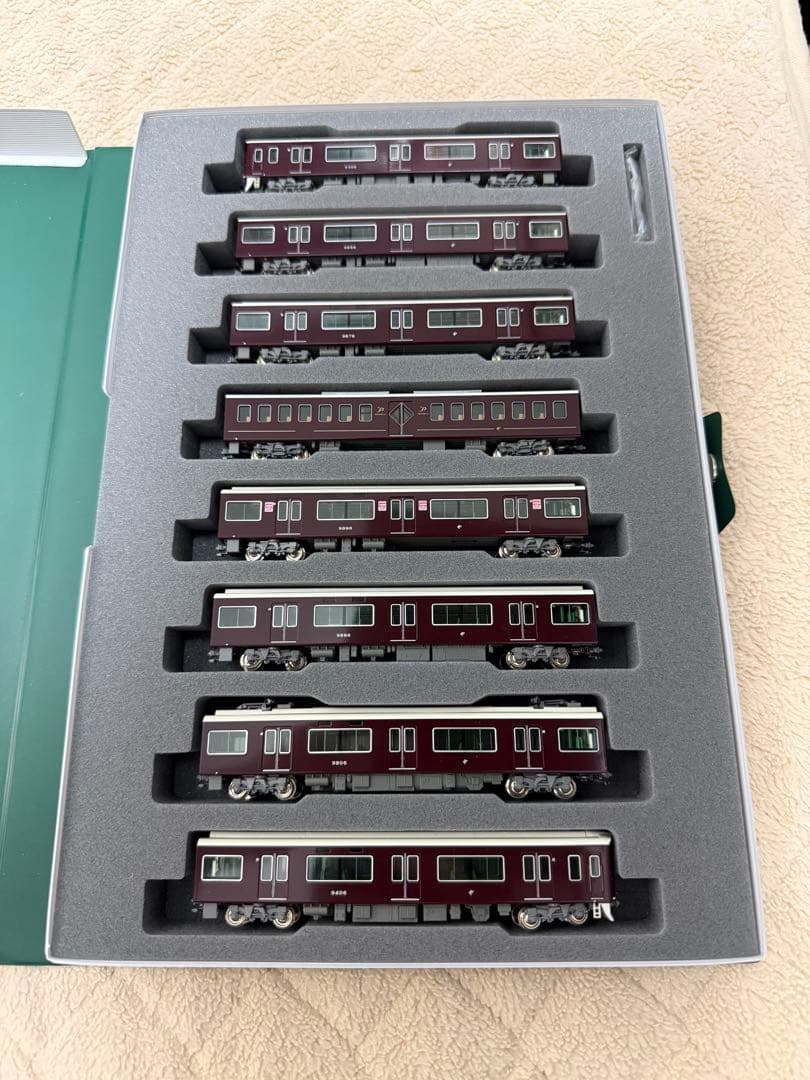 KATO 阪急9300系9306×8R 室内灯付き プライベース組み込みセット