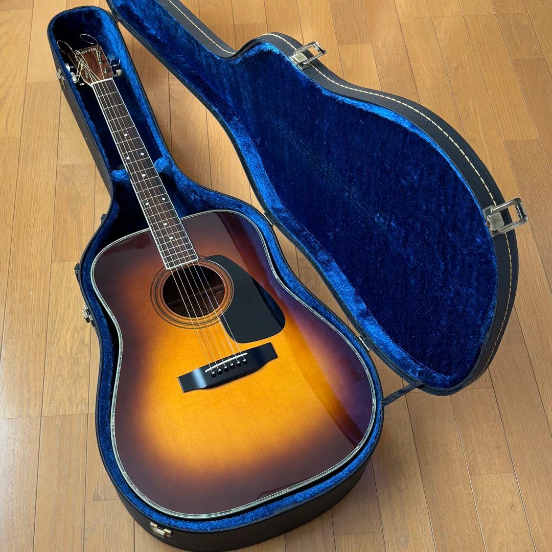 Morris アコースティックギター サンバースト MD515 ケース付き
