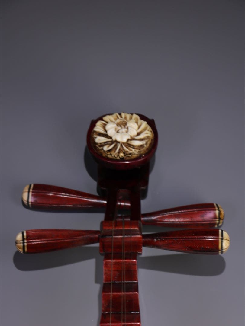 珍品　天然 桐木製 琵琶 びわ　妖精図　音質が美しい インテリア