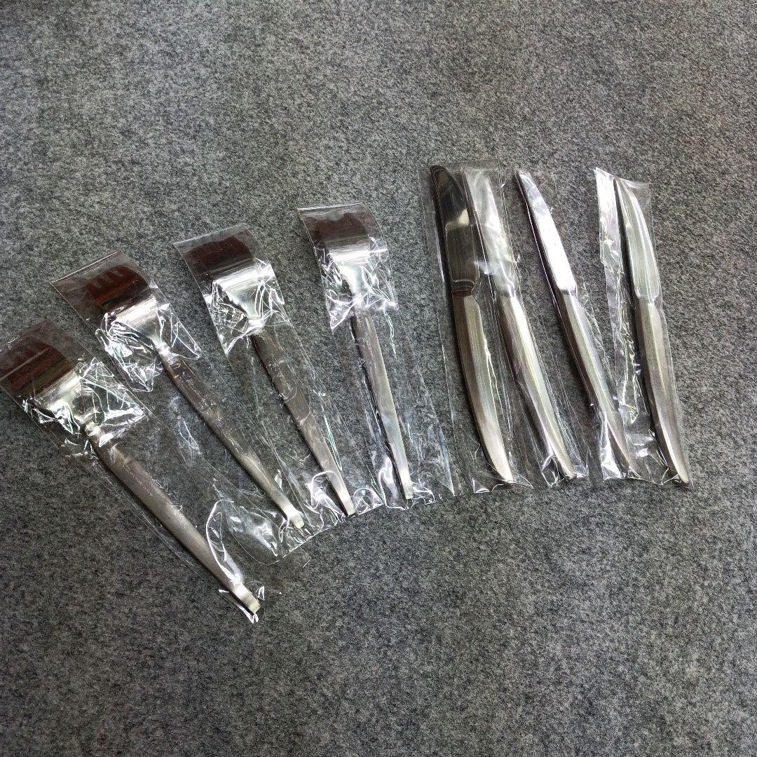 ナイフ(4)&フォーク(4)(Luckywood)18-10