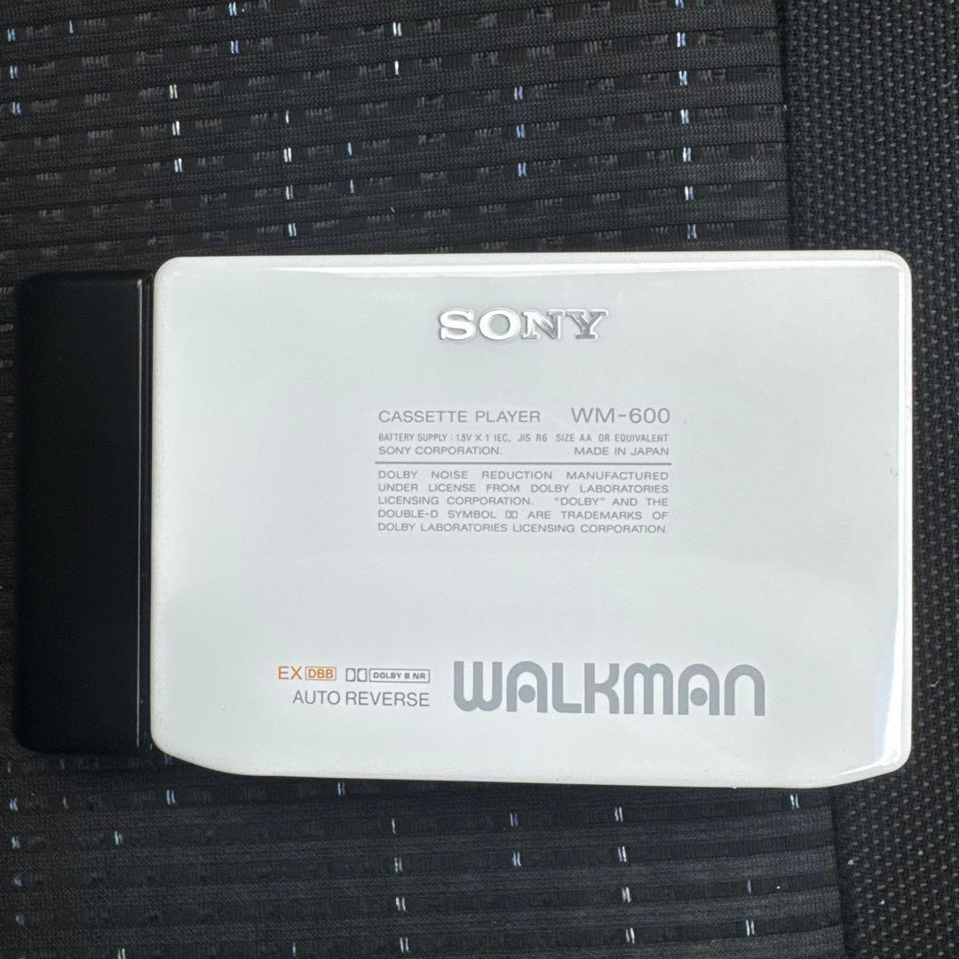 【希少/当時物】SONY カセットウォークマン WM-600 ブラック ジャンク