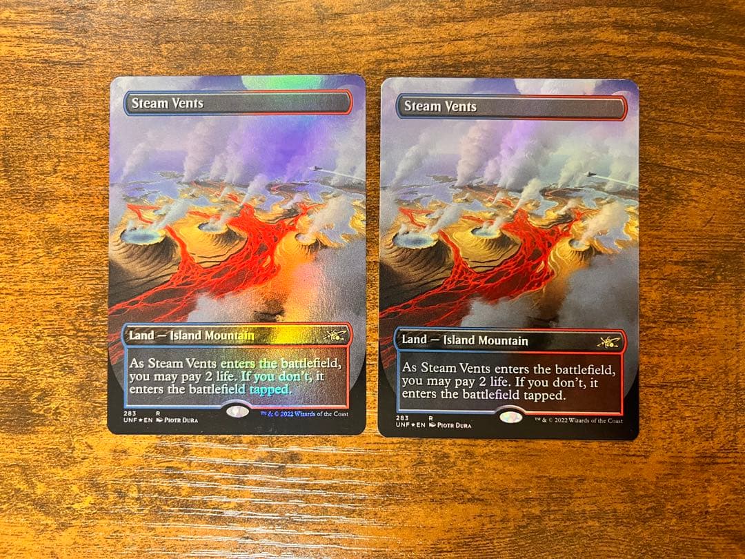 蒸気孔 Steam Vents 英語 foil UNF 2枚