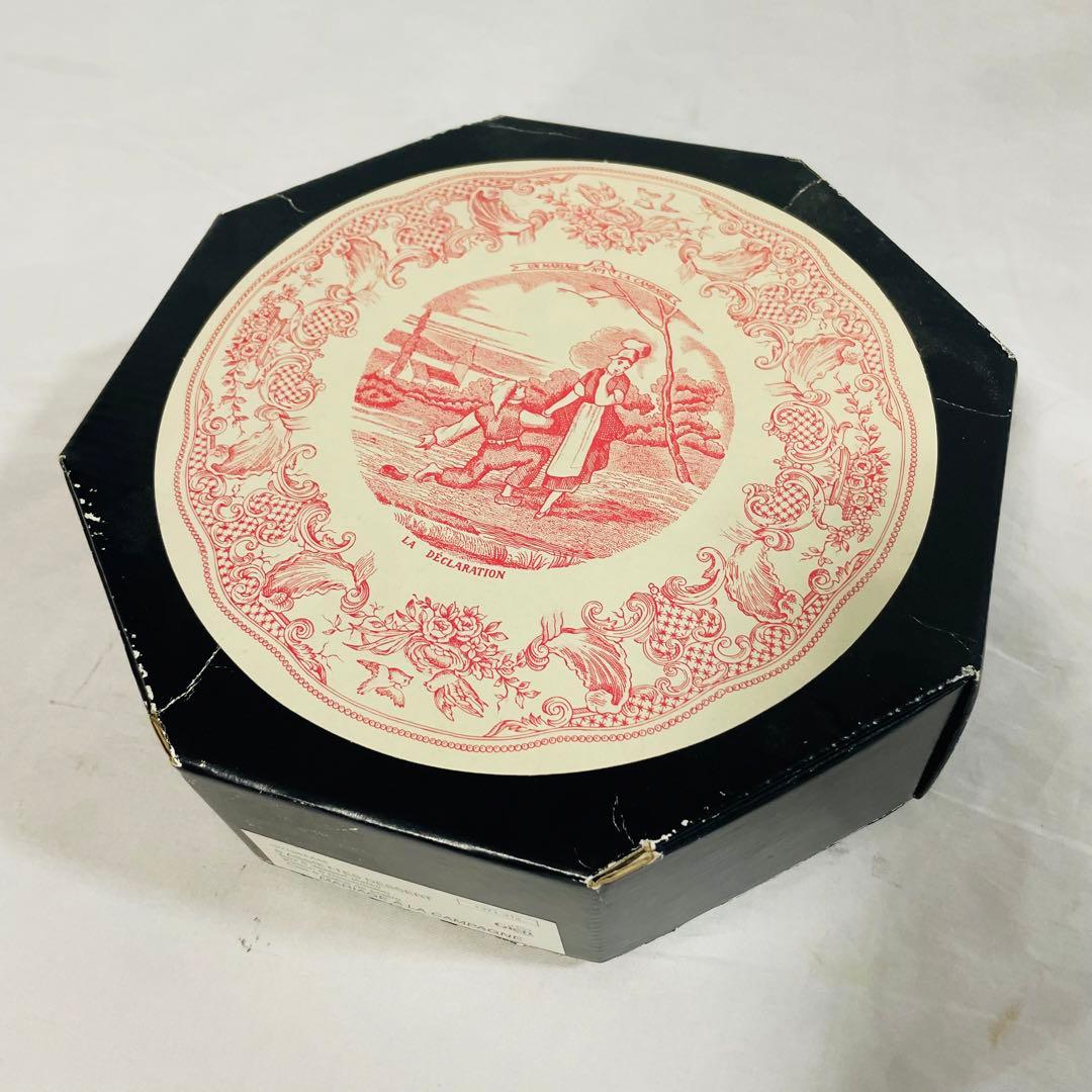 ジアン　GIEN マリアージュ プレート　6枚　フランス製　箱付き