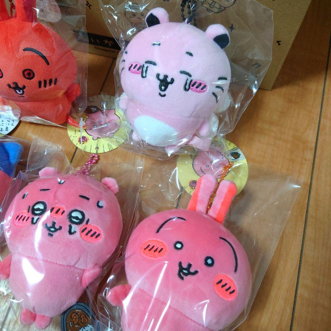 ちいかわ　すっごく辛いんだッ　あかいうさぎ　キメラ　マスコット　５点セット！