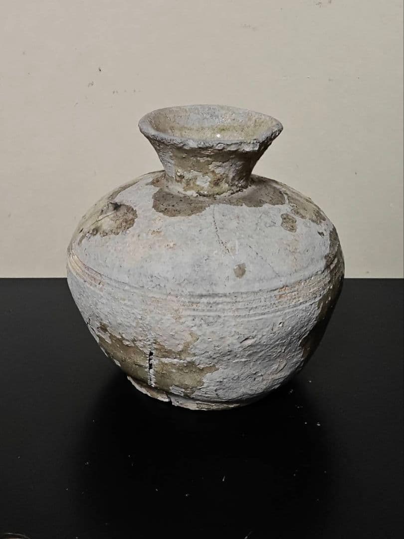 古瀬戸小壺　小瓶子　雀口　鎌倉時代　古美術　花呼ぶ器　稀少