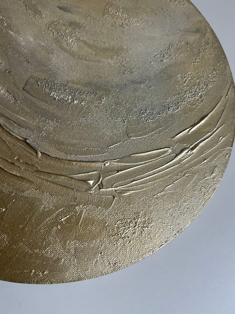 -Texture Art／30cm サークル N.キャンバスボード d
