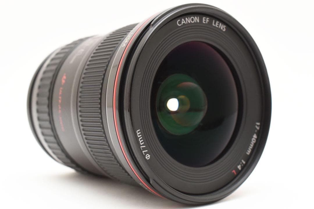 美品　Canon EF 17-40mm f/4L USM 広角ズームレンズ
