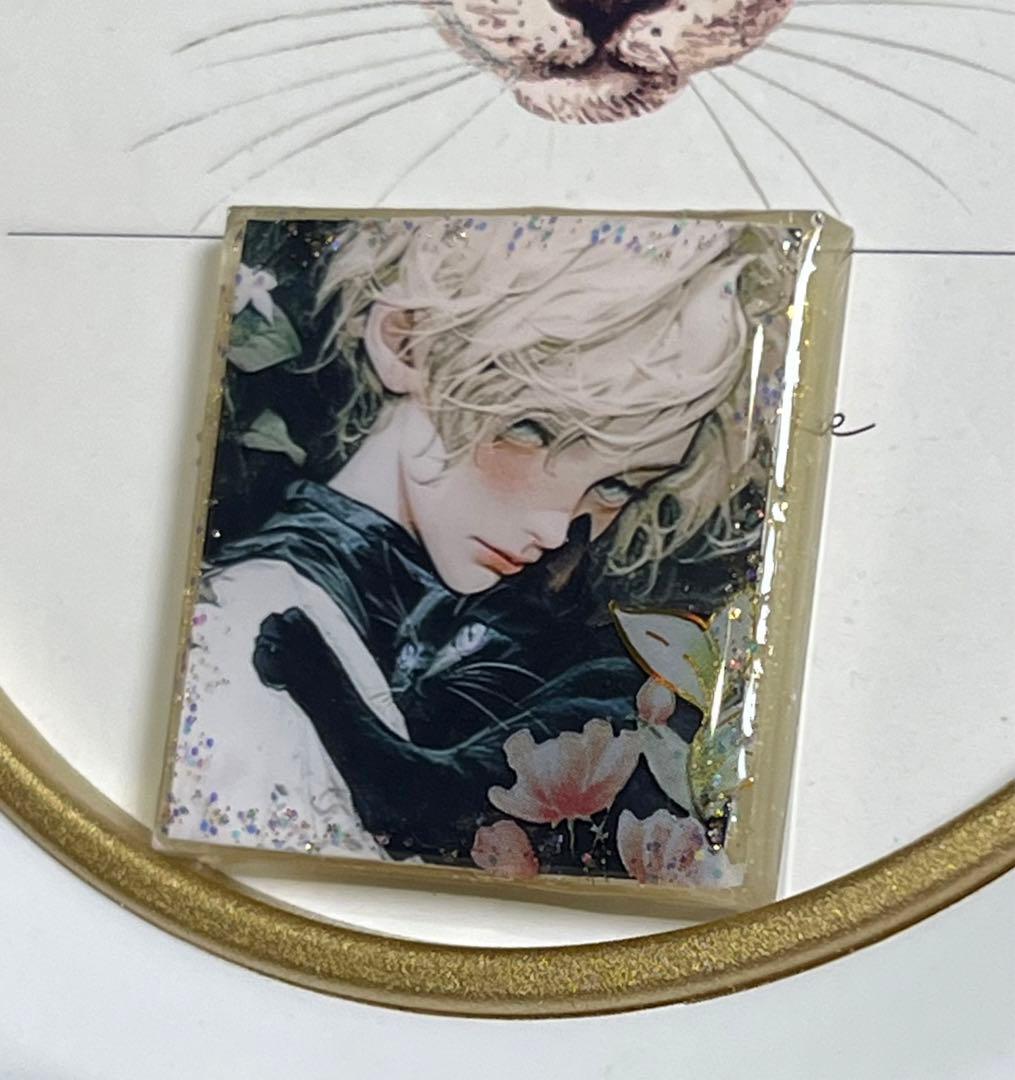 感謝価格(ㅅ´꒳` )黒猫ちゃん レジンヘアゴム