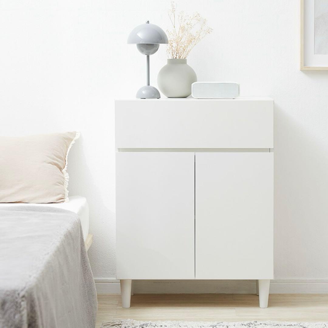 LOWYA ロウヤ サイドボード キャビネット ルーター収納