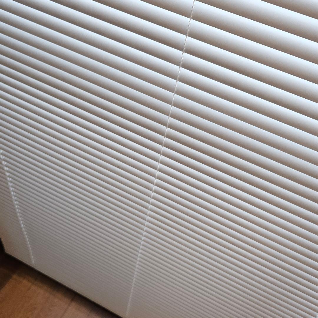 【匿名配送】ニトリ 白 アルミニウム ブラインド BL-25 ワンポールタイプ