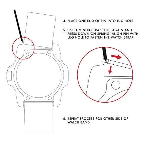 Luminox 純正交換用バンド 様々な種類の腕時計に対応MR