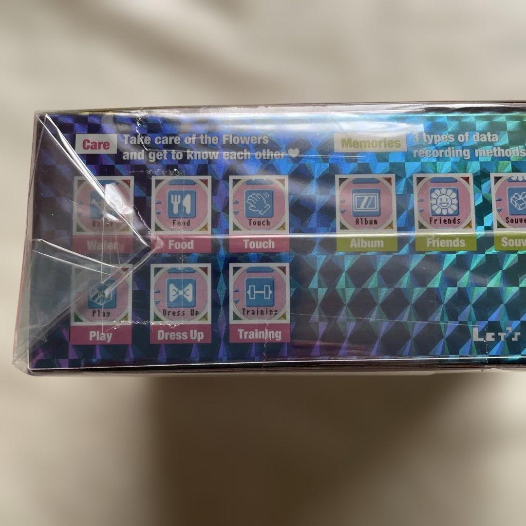 FLOWER GOWAL CLOCK ブラック・ホワイト