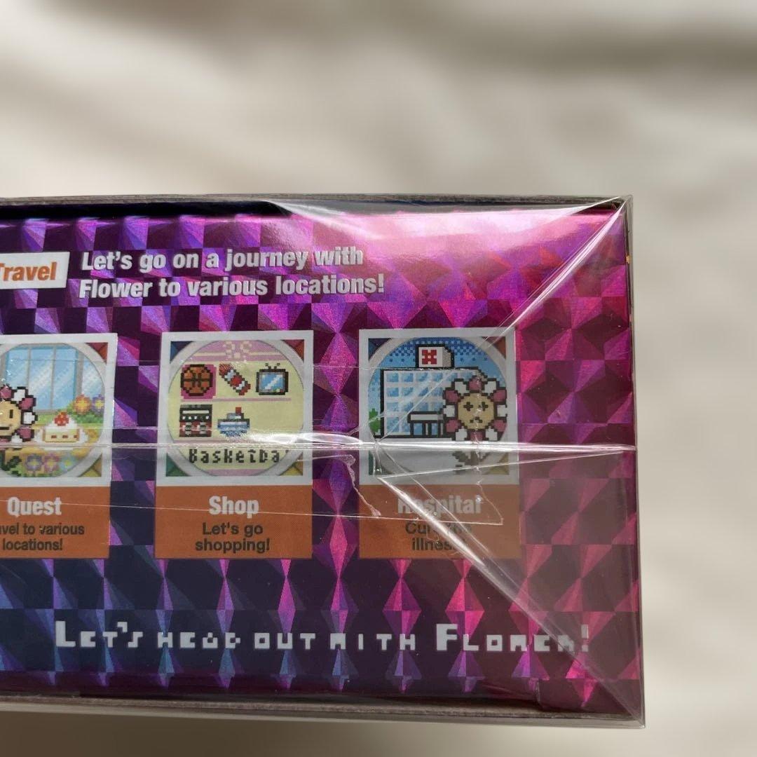 FLOWER GOWAL CLOCK ブラック・ホワイト