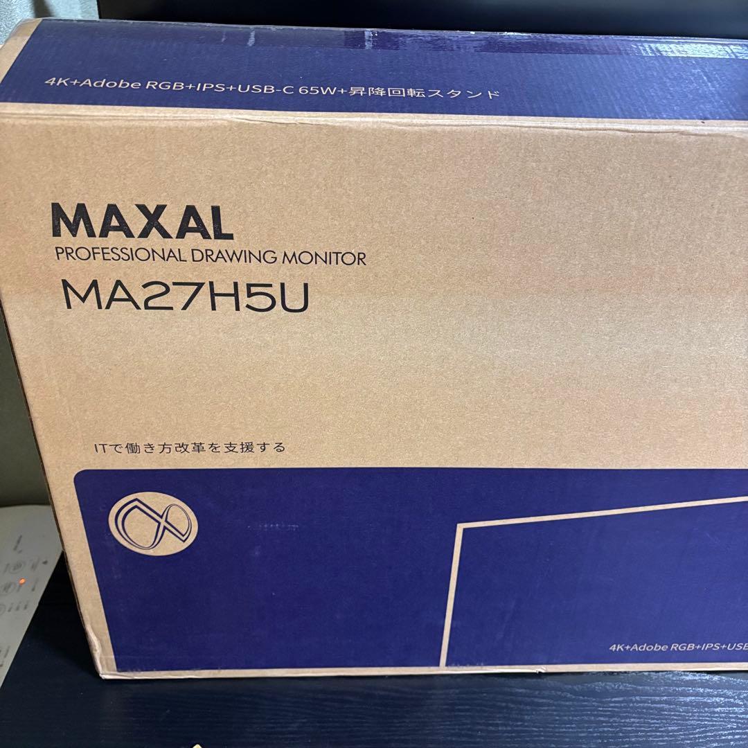 MAXAL 4K パソコン モニター 高精細 ディスプレイ 27インチ