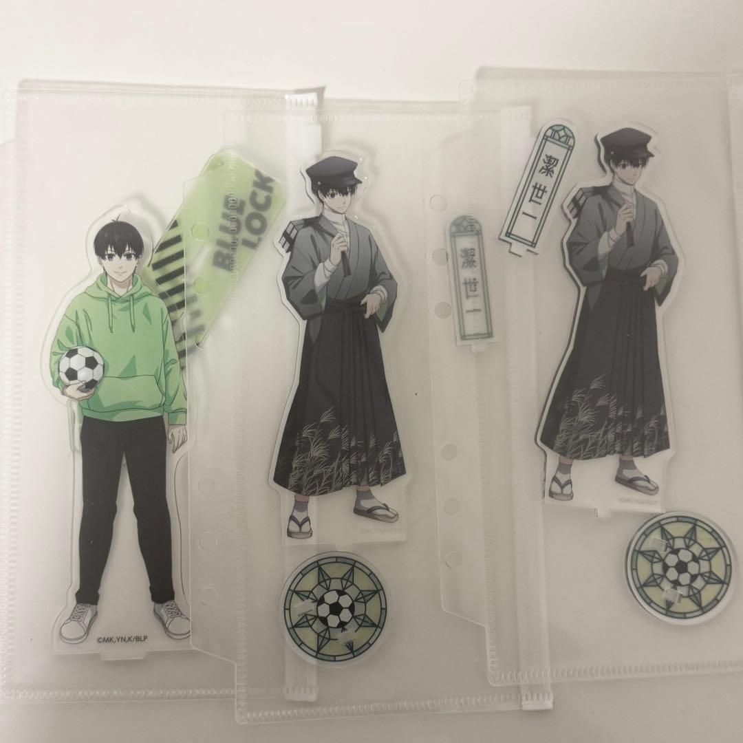 ブルーロック 潔世一 缶バッジ 42個 アクスタセット ぬい