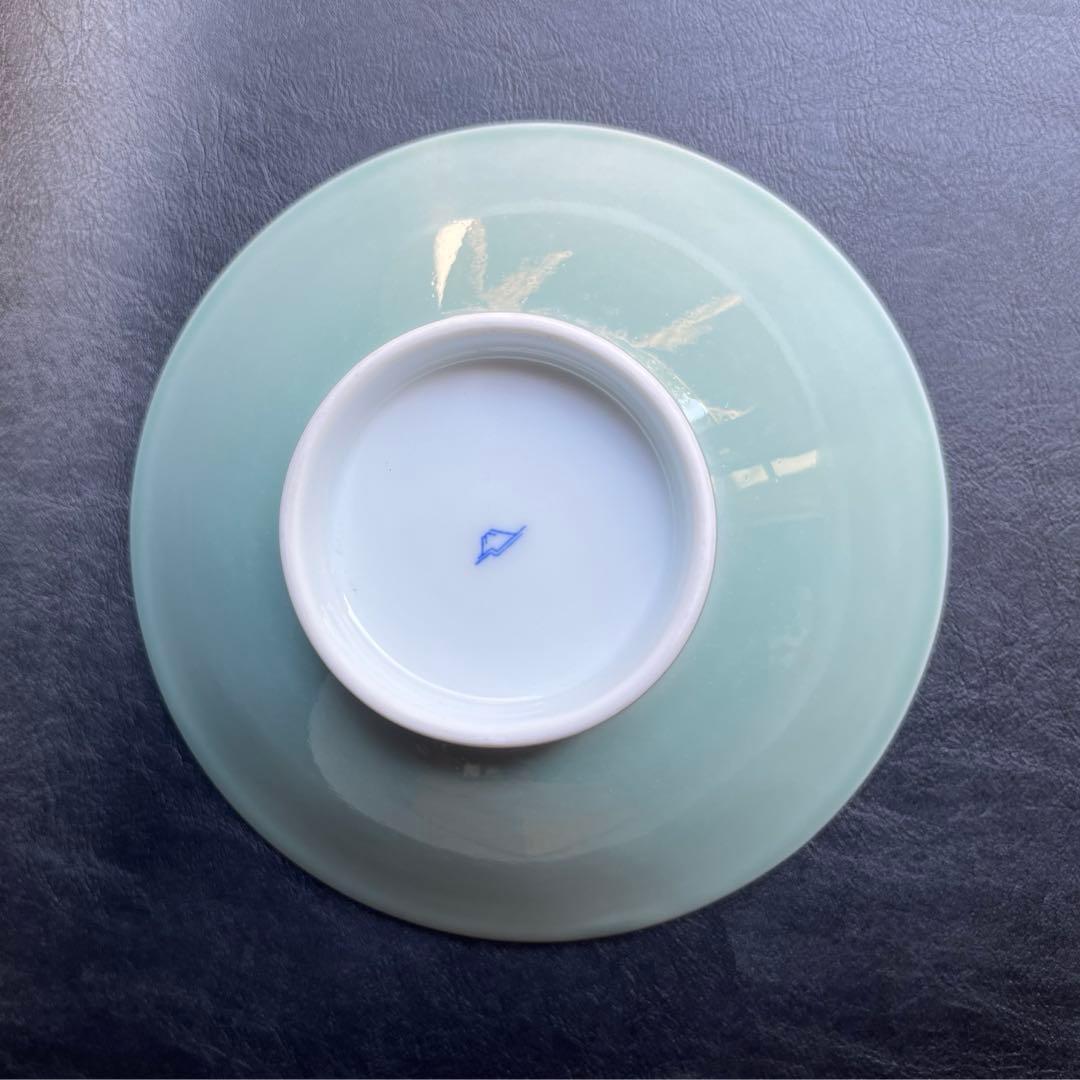 深川製磁　富士山　鉢　中鉢　6寸鉢　富士に龍　１点