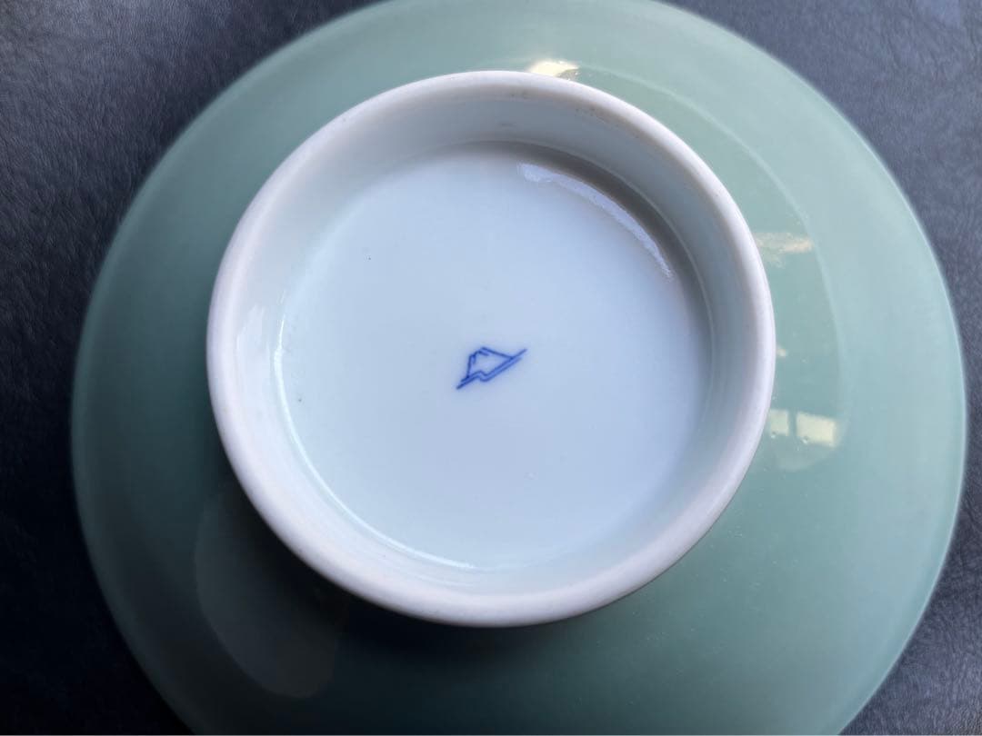 深川製磁　富士山　鉢　中鉢　6寸鉢　富士に龍　１点