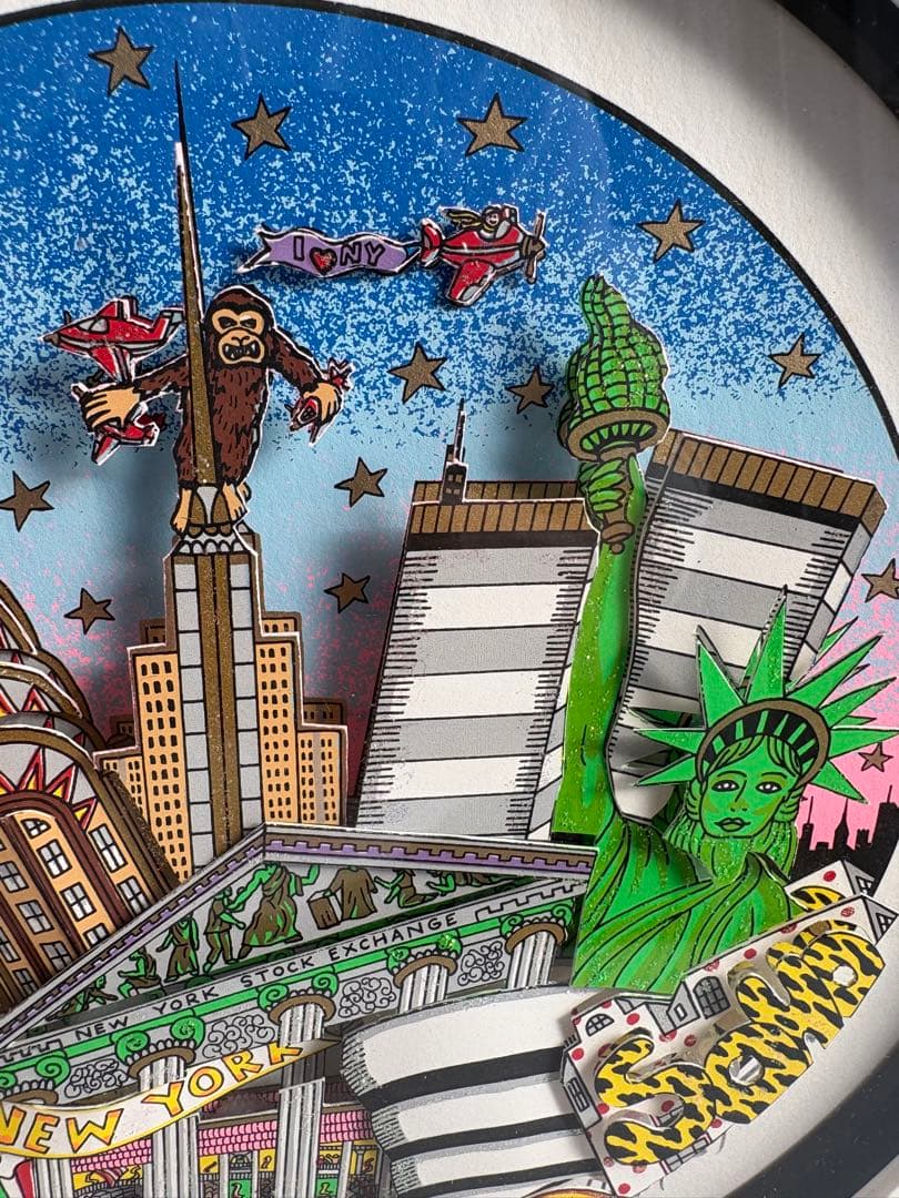 【極美品・COA付】チャールズ・ファジーノ「Around New York」