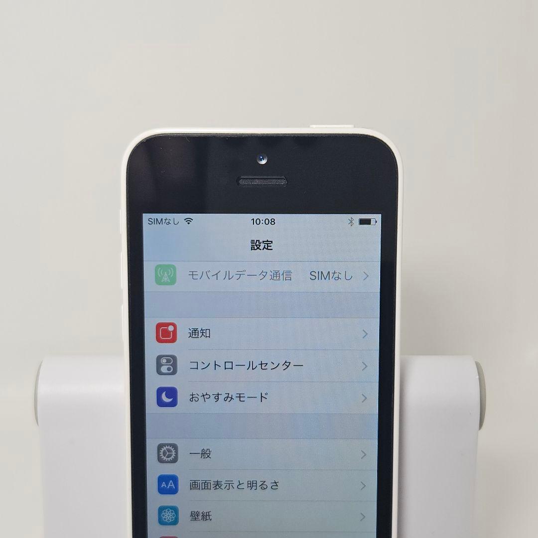 極美品 動作品 iPhone5C 32GB ホワイト 本体 MF149J/A