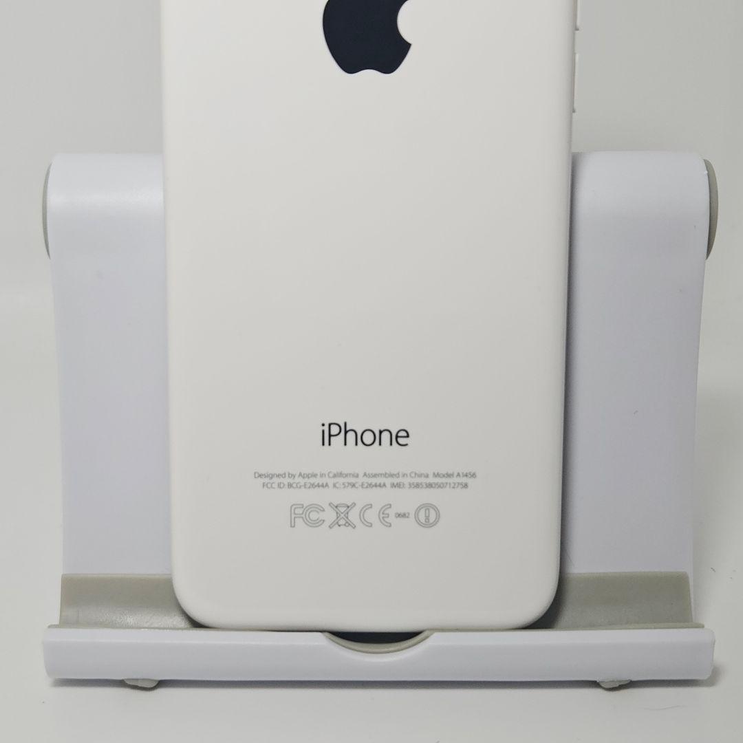 極美品 動作品 iPhone5C 32GB ホワイト 本体 MF149J/A