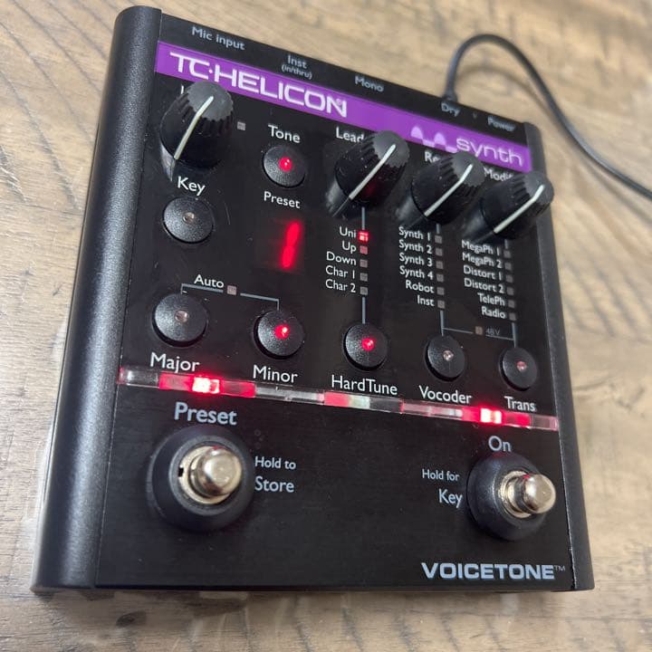 【激レア廃盤】TC-Helicon VoiceTone Synth 生産終了品