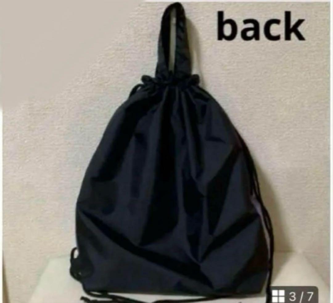 撥水ハンドメイドサイドフリルパール調ビーズレッスンバッグ上履き袋体操服着替え袋