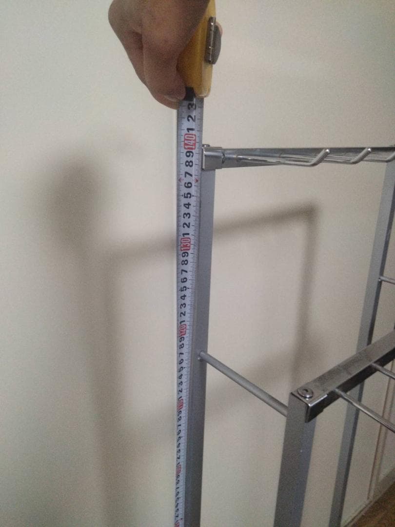 シルバー メタル ハンガーラック 店舗什器 ディスプレイスタンド キャスター付き