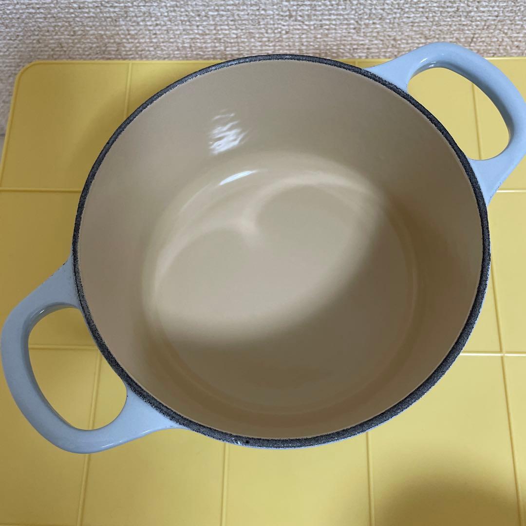 LE CREUSET　ココット ロンド コースタルブルー　14cm