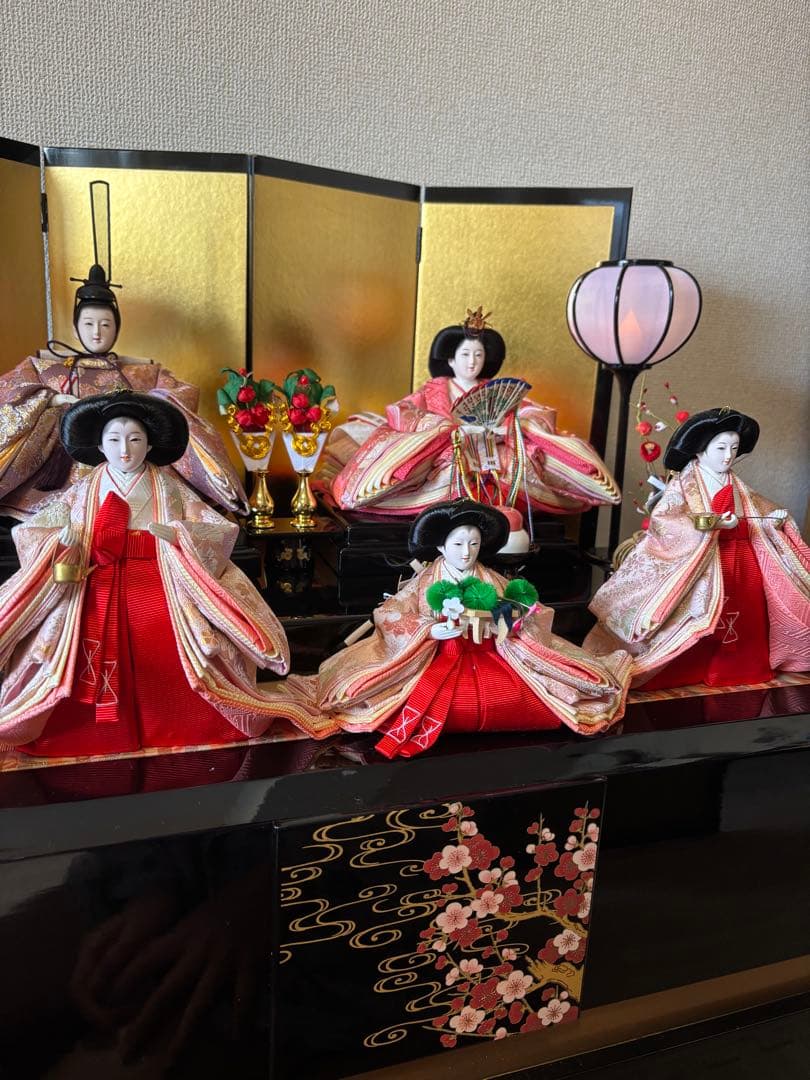 吉徳太光　ひな人形　収納飾り
