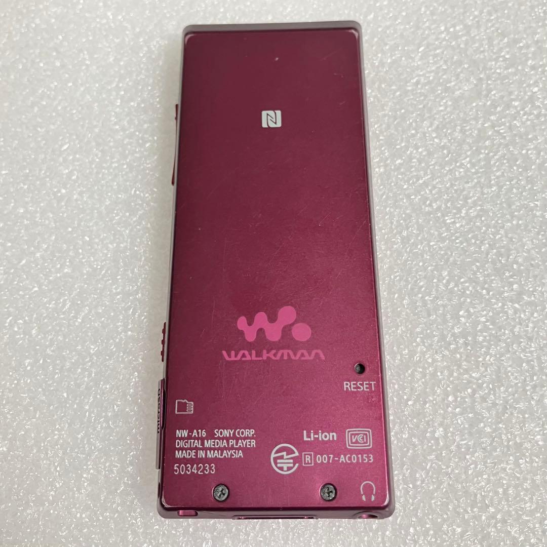 【バッテリー良好】　ソニー　ウォークマン　NW-A16 32GB ローズピンク
