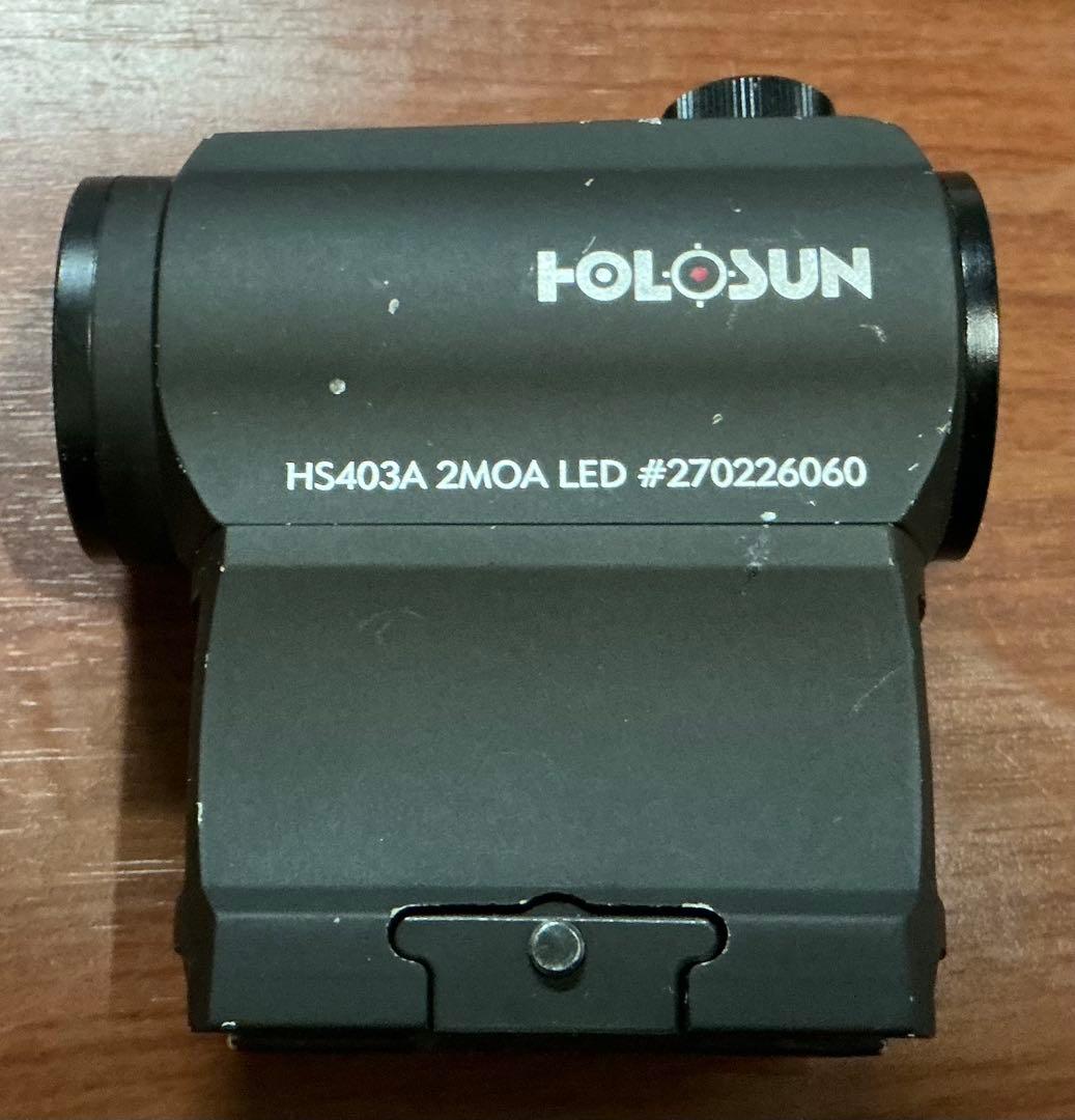実物　HOLOSUN HS403A ドットサイト