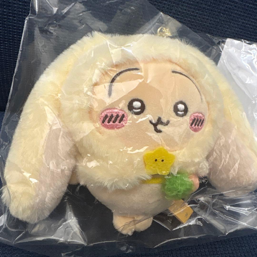 お顔厳選 ちいかわ 台湾 台北 限定 ロップイヤーなマスコット うさぎ